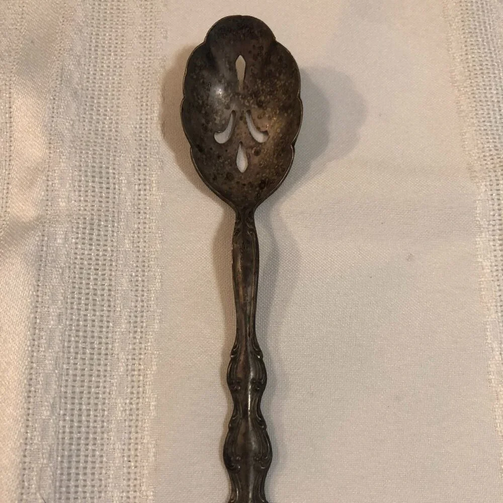 Vintage Silverplate Serving Spoon